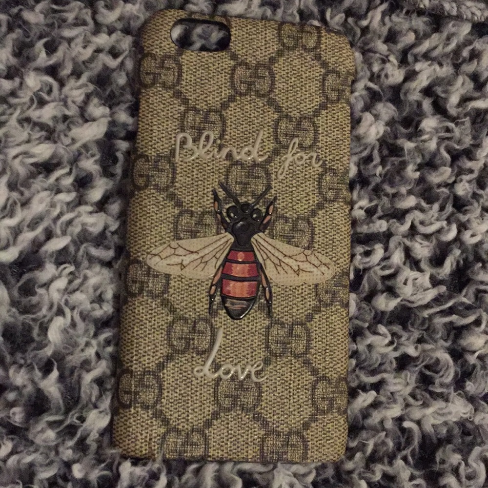 Gucci leather iPhone case!
